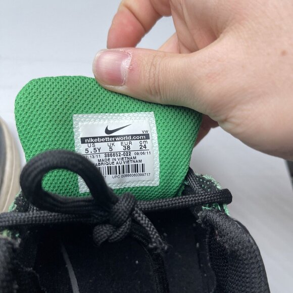 Nike 6.0 2011 Air Morgan Skate Shoes Dunk Low Pine Green 386652-022 Size 5.5Y - Picture 15 of 16